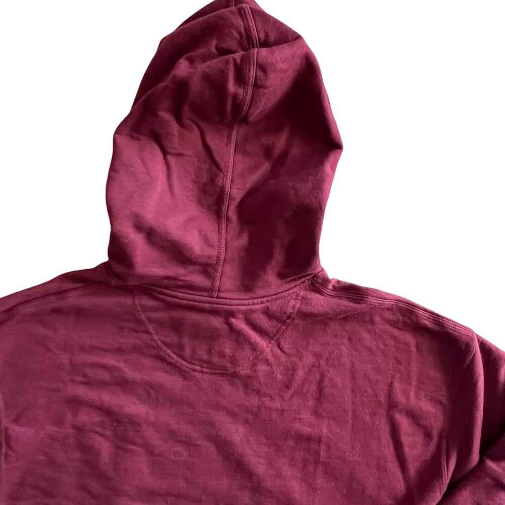 Champion Reverse Weave Hoodie Burgundy Men’s Large Pullover - Picture 6 of 12